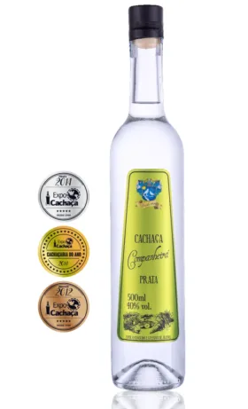 Cachaça Companheira Prata Exportação 500 ml