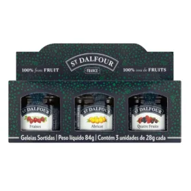 Kit Geleia Sortida St. Dalfour 3 Und 28G Cada