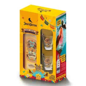 Kit José Cuervo Especial Calavera 2 Copos Shot 750 ml