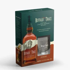 Kit Whisky Buffalo Trace + Copo 750ml