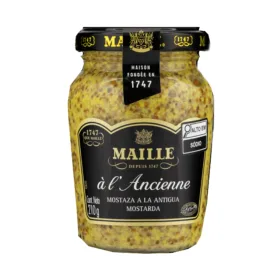 Mostarda Em Grãos Com Vinho Branco Maille Vidro 210 G