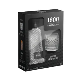 Tequila 1800 Cristalino + 1 Copo 700 Ml