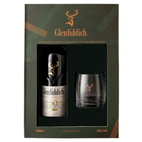 Whisky Glenfiddich 12 Pack C/ Copo 750ml